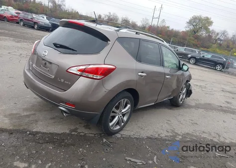 2012 Nissan Murano Le z USA, uszkodzony, nr VIN JN8AZ1MW2CW225525